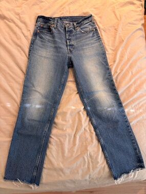 GAP Light Blue Straight-Leg Jeans